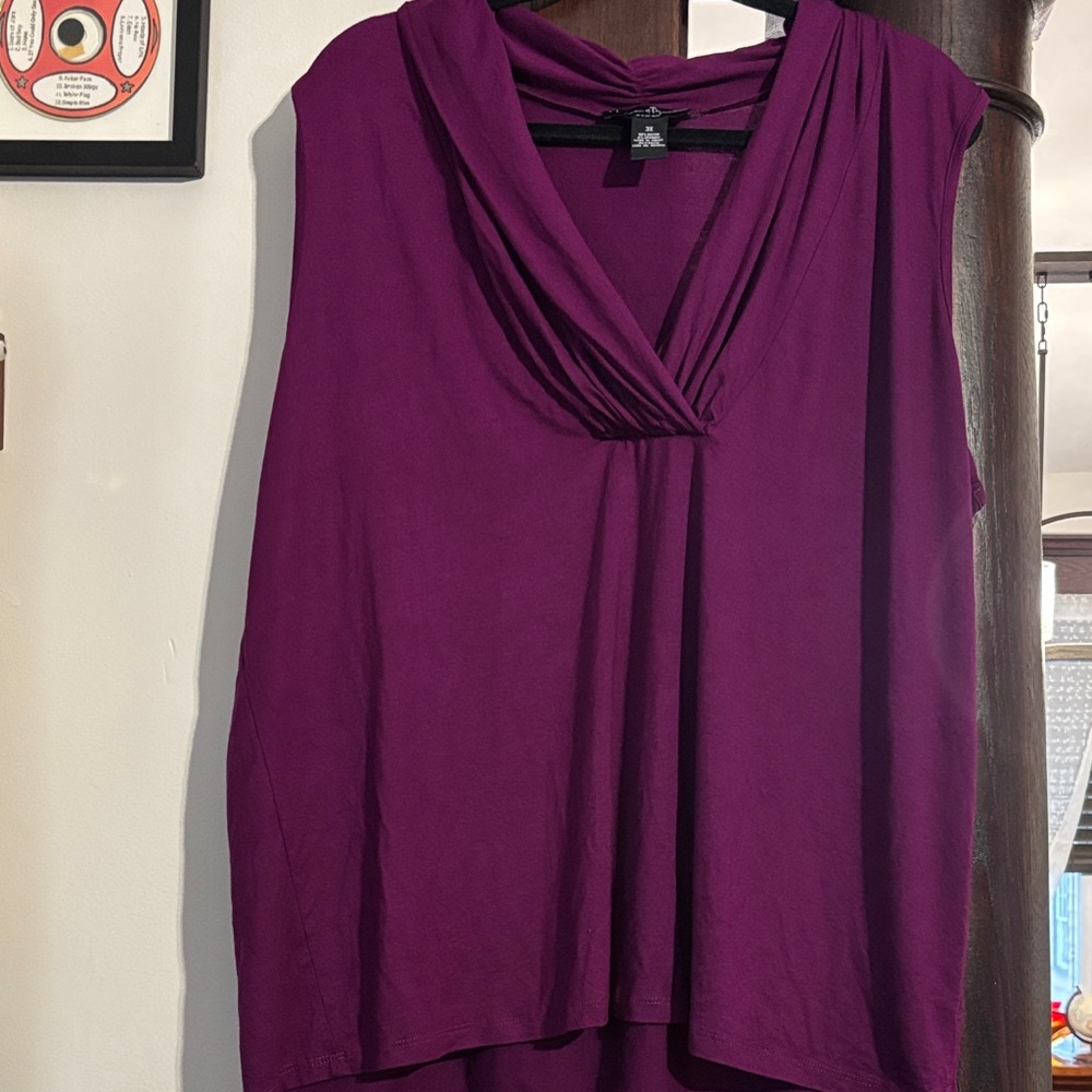 Mercer & Madison Deep Purple Tank Top
